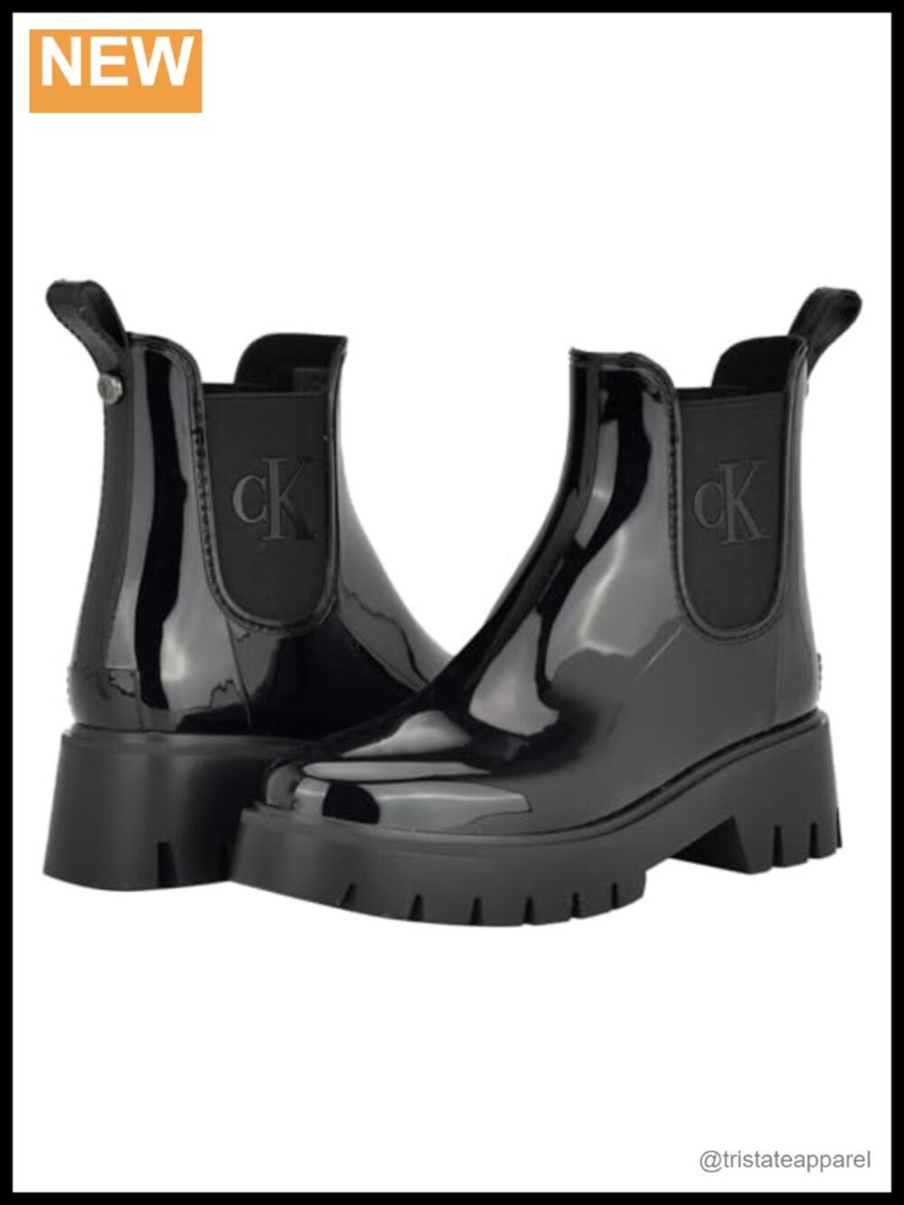 Women's Ankle Booties Wedge Heel Round Toe Waterproof Pull-On Synthetic